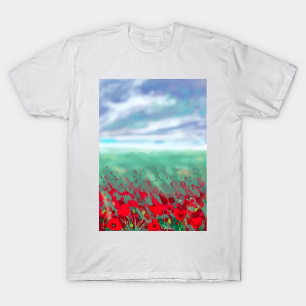 Poppy field T-Shirt by Stufnthat